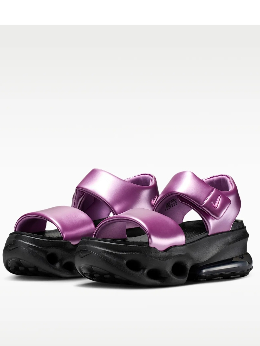 Sizes 6 To 11 Nike Air Max Latest Trend Comfy Platform Magenta Sandals Shoes - Picture 6 of 8